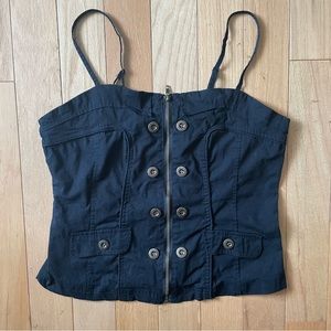 Y2K Soho Babe Zip Up Tank